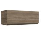 Armário de Cozinha Aéreo 80cm 1 Porta Basculante Geladeira G773 Maxxi Nogal Kappesberg