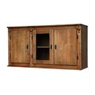 Armário de Cozinha Aéreo Antique de Madeira 120 cm com 3 Portas - 1043