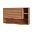 Armário de Cozinha Aéreo com 1 Porta Basculante e Nichos 120cm Multimóveis CR20395