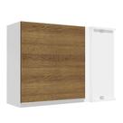 Armário de Cozinha Aéreo de Canto 1 Porta Branco/Rustic Glamy Madesa Armário de Cozinha Aéreo de Canto 1 Porta Branco/Rustic Glamy Madesa