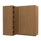 Armário de Cozinha Aéreo de Canto 98cm com Nicho G768 Maxxi Canela Kappesberg