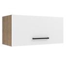 Armário de Cozinha Aéreo de Cozinha 70 cm 1 Porta Basculante Rustic/Branco Agata Madesa Armário de Cozinha Aéreo de Cozinha 70 cm 1 Porta Basculante Rustic/Branco Agata Madesa