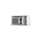 Armário De Cozinha Aéreo Para Micro Ondas 80cm Americana Branco - Henn