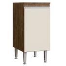 Armário de Cozinha Athena 1 Porta Itauba/Off White - Irm Móveis
