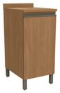 Armário de Cozinha Balcão 1 porta 40cm com Tampo e Pés G741 Maxxi Canela Kappesberg