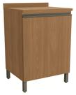 Armário de Cozinha Balcão 1 porta 60cm com Tampo e Pés G742 Maxxi Canela Kappesberg