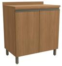Armário de Cozinha Balcão 2 Portas 80cm com Tampo e Pés G744 Maxxi Canela Kappesberg Armário de Cozinha Balcão 2 Portas 80cm com Tampo e Pés G744 Maxxi Canela Kappesberg