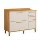 Armário de Cozinha Balcão 3 Portas 2 Gavetas Rubi 120cm