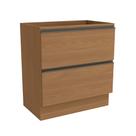 Armário de Cozinha Balcão 80cm com 2 Gavetões G755 Maxxi Canela Kappesberg