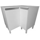 Armário de Cozinha Balcão de Canto 95cm com 1 Porta em MDF 15mm