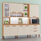 Armário de Cozinha Celeste 100 MDF 8 Portas e 3 Gavetas