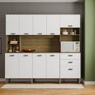 Armario de Cozinha Compacta 10 Portas 2 Gavetas Intense