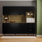 Armario de Cozinha Compacta 10 Portas 2 Gavetas Toronto