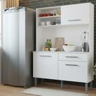 Armário De Cozinha Compacta 120cm Branco Life Madesa Armário De Cozinha Compacta 120cm Branco Life Madesa