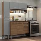 Armário de Cozinha Compacta 137 cm Emilly Madesa 011