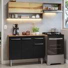 Armário de Cozinha Compacta 165cm Emilly Madesa 02
