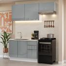 Armário de Cozinha Compacta 180 cm Lux Madesa 02 Armário de Cozinha Compacta 180 cm Lux Madesa 02
