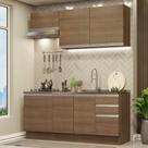 Armário de Cozinha Compacta 180cm Rustic Glamy Madesa 07