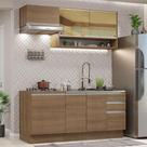 Armário de Cozinha Compacta 180cm Rustic Glamy Madesa 08