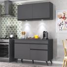 Armário De Cozinha Compacta 2 Peças Up Preto