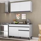 Armário De Cozinha Compacta 2 Peças Veneza Branco Armário De Cozinha Compacta 2 Peças Veneza Branco