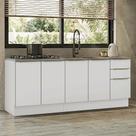Armário de Cozinha Compacta 200 cm Lux Madesa 06