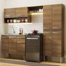Armário de Cozinha Compacta 229cm com Pia Emilly Madesa 10