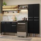 Armário de Cozinha Compacta 229cm com Pia Emilly Madesa 11