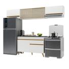 Armário de Cozinha Compacta 260cm Veneza Multimóveis V3698