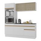 Armário de Cozinha Compacta 3 peças com Rodapé MP2178 Made Multimóveis