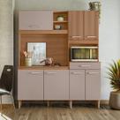 Armário de Cozinha Compacta 7 Portas 1 Gaveta Yara