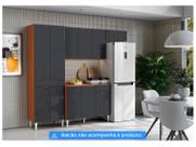 Armário de Cozinha Compacta Aramóveis Prime 8 Portas 1 Gaveta