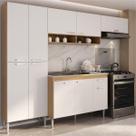 Armário de Cozinha Compacta com Armário e Balcão Paris Multimóveis MP2230