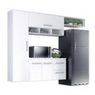 Armário de Cozinha Compacta Lua 4 Portas 2 gavetas