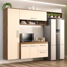 Armário de Cozinha Compacta Lua 4 Portas 2 Gavetas