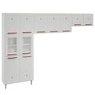 Armário de Cozinha Compacta Mirage New com 11 Portas em Aço Antiferrugem da Telasul