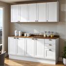 Armário de Cozinha Compacta Modulada 2,0m 9 peças Iluminata Genialflex