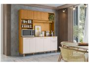 Armário de Cozinha Compacta Poliman Móveis Núria 9 Portas 1 Gaveta