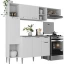 Armário De Cozinha Compacta Smart Multimóveis Mp2219 Branco Armário De Cozinha Compacta Smart Multimóveis Mp2219 Branco