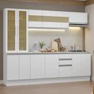 Armário De Cozinha Completa 100% Mdf 240 Cm Smart Madesa Armário De Cozinha Completa 100% Mdf 240 Cm Smart Madesa