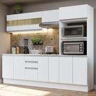 Armário de Cozinha Completa 100% MDF 250 cm Smart Madesa 02 Armário de Cozinha Completa 100% MDF 250 cm Smart Madesa 02