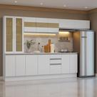 Armário De Cozinha Completa 100% Mdf 300 Cm Smart Madesa