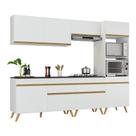 Armário de Cozinha Completa 252cm Veneza Multimóveis V3713