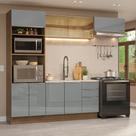 Armário de Cozinha Completa 270 cm Lux Madesa 07