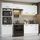 Armário De Cozinha Completa 270cm Branco Agata Madesa