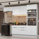 Armário de Cozinha Completa 270cm Branco Stella Madesa 10 Armário de Cozinha Completa 270cm Branco Stella Madesa 10