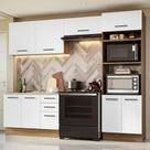 Armário de Cozinha Completa 270cm Rustic/Branco Agata Madesa 08