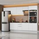 Armário De Cozinha Completa 330cm Stella Madesa 05 Branco