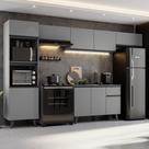 Armário de Cozinha Completa 340 cm Nice Madesa 01