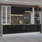 Armário de Cozinha Completa 340cm Lux Madesa 02